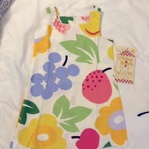 Chicken Noodle Dress Girls size 4 NWT